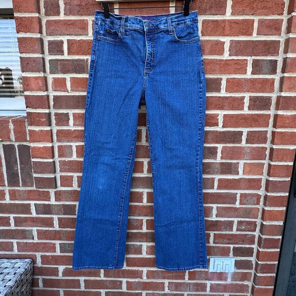 NYDJ Lift Tuck Flare Jeans Womens Size 12 Not Your Daughters Jeans - Picture 1 of 13